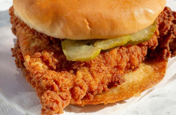 Fried chicken sandwich