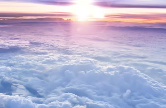 An image of the upper atmosphere