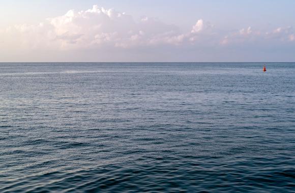 An image of the ocean